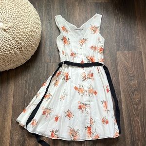 Emilia Wickstead Floral White Dress